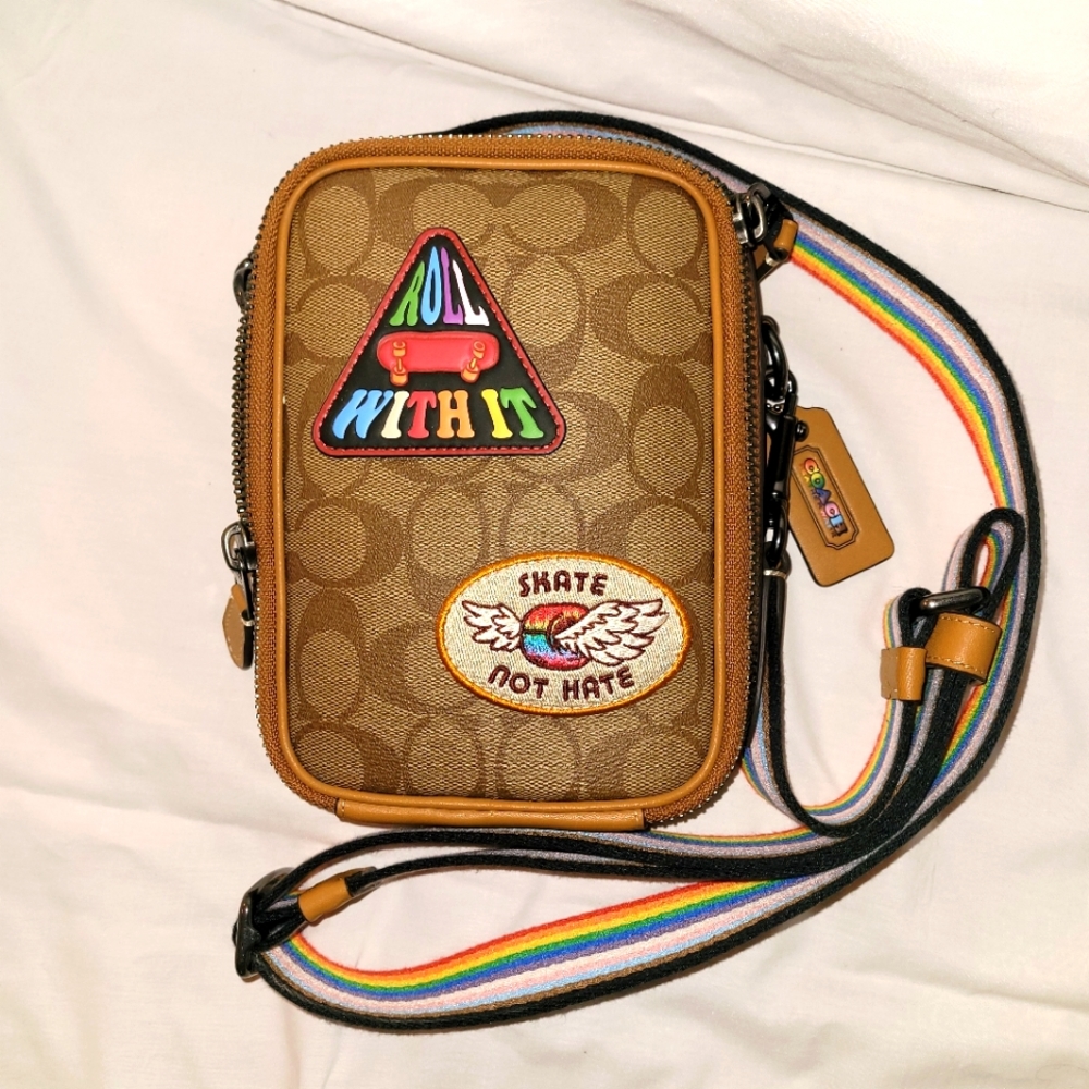Coach crossbody with card wallet